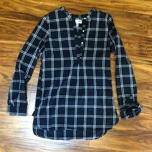 Old Navy Tall Plaid Tunic